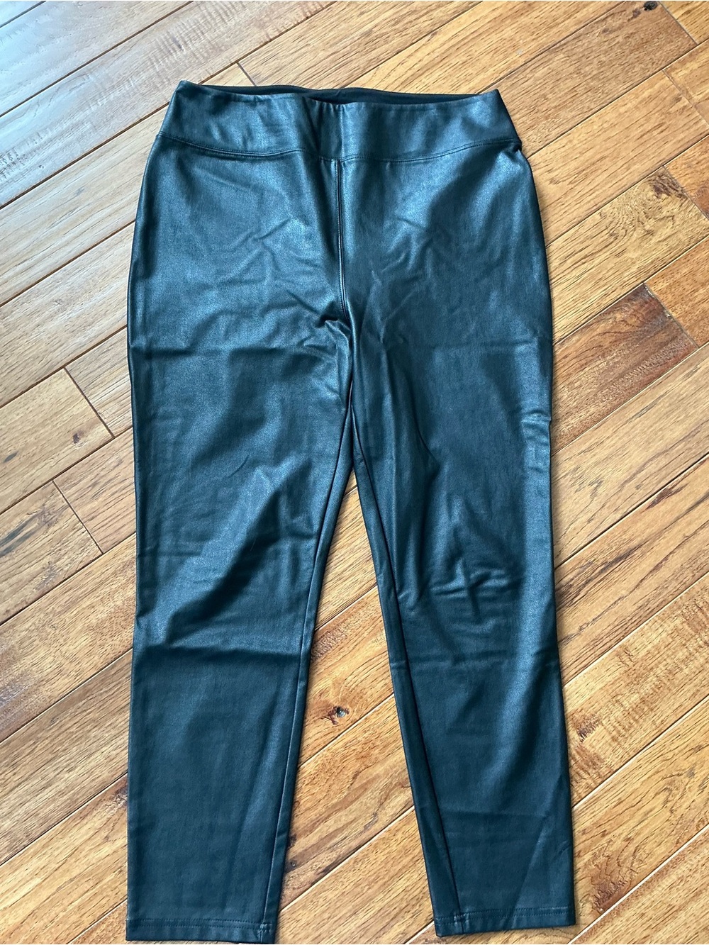 Tuckernuck Faux Leather Black Leggings, XL